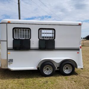 2019 Bee 6' x 13.5' Two-Horse Trailer (7871)